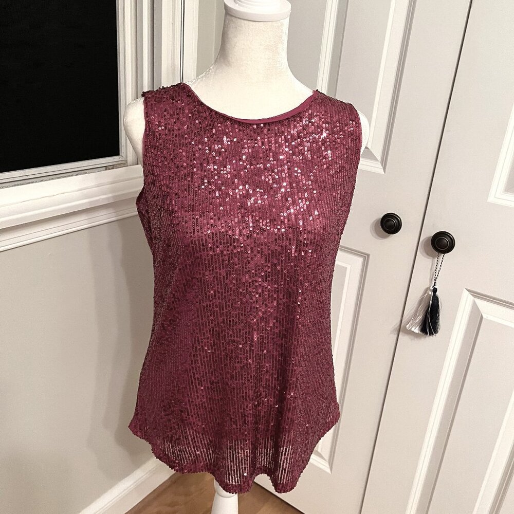 Red Sequin Tank